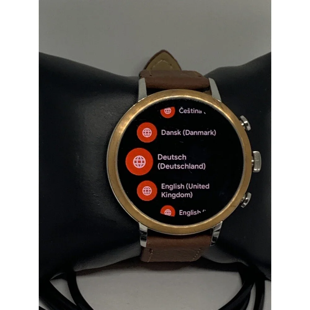 Fossil Gen 4 Authentic Digital Dial Smart Watch Custom Band FTW6016 NP23